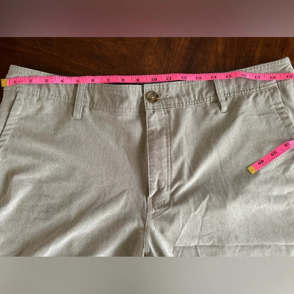 O’Neill RESERVE HEATHER 21" HYBRID SHORTS Khaki Sz 38 - Picture 10 of 12